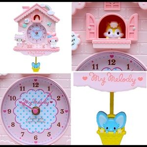 Beautiful pink My Melody clock
